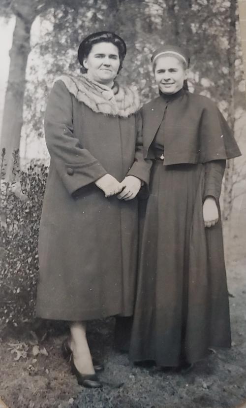 Sr. Magdelen Marek with her mother, Wanda.